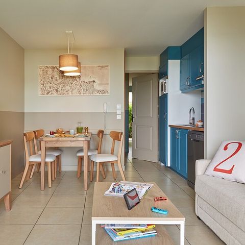 Appartement 3 personnes - 1 chambre - Terrasse ou balcon - Vue sur la mer