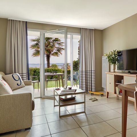 Appartement 4 personnes - 1 chambre - Terrasse ou balcon - Vue sur la mer