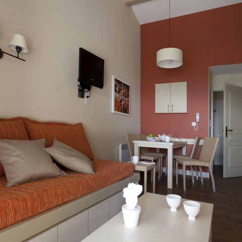 APPARTEMENT 6 personnes - - 1 chambre + 1 alcôve - Terrasse ou balcon
