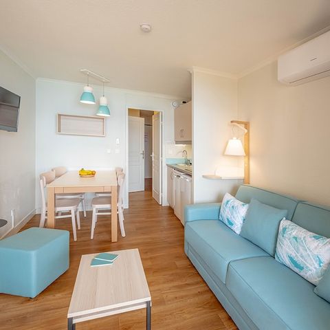 APPARTEMENT 4 personnes - - 1 chambre - Vue sur la mer - Climatisation - Terrasse ou balcon