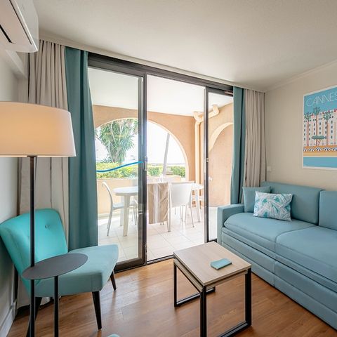 APPARTEMENT 6 personnes - - 1 chambre + 1 alcôve - Climatisation - Terrasse ou balcon