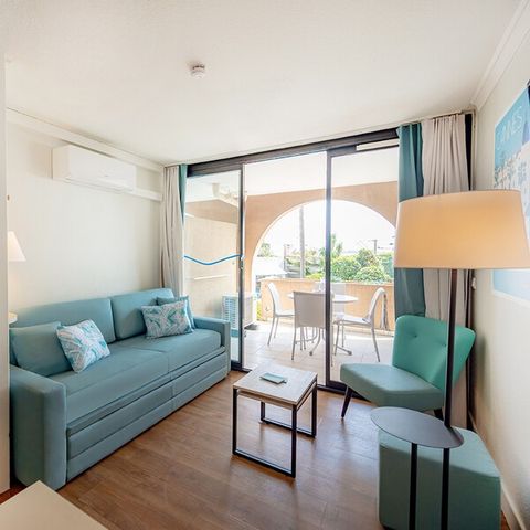 Appartement 4 personnes - 1 chambre - Climatisation - Terrasse ou balcon