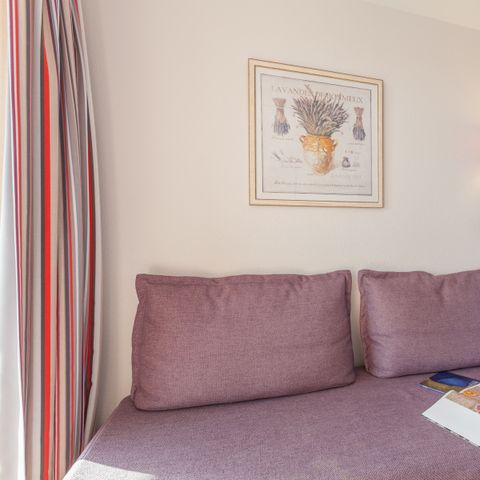 APPARTEMENT 6 personnes -  1 chambre + 1 coin nuit - Terrasse ou balcon - Vue sur le jardin