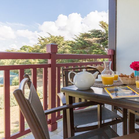 APPARTEMENT 4 personnes - - 1 chambre - Terrasse ou balcon - Vue sur la mer