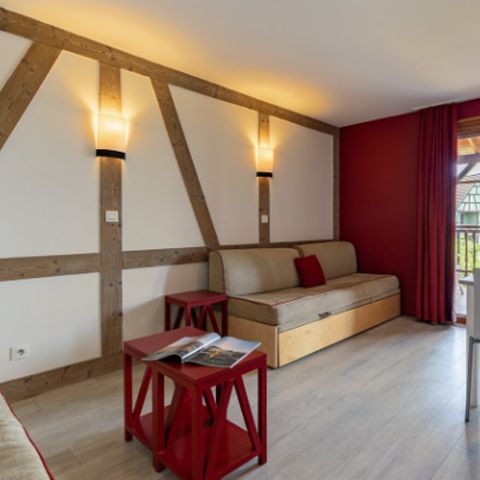 APPARTEMENT 7 personnes - - 2 chambres - Duplex - Vue sur le jardin