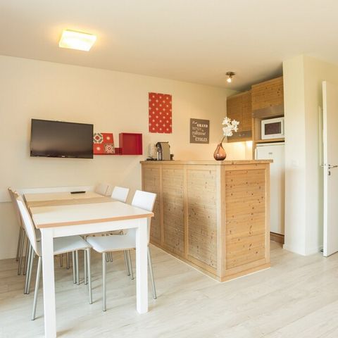 Appartement 6 personnes - 1 chambre - 1 COIN NUIT - VUE JARDIN