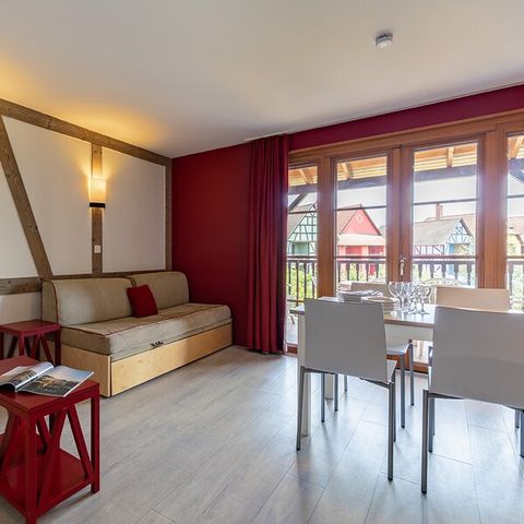 Appartement 7 personnes - 2 chambres - DUPLEX - VUE JARDIN