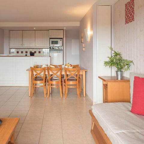 Appartement 7 personnes - 1 chambre + 1 coin nuit - Vue sur le golf