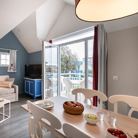 APPARTEMENT 8 personnes - - 2 chambres + 1 alcôve - Terrasse ou balcon - Vue sur la mer