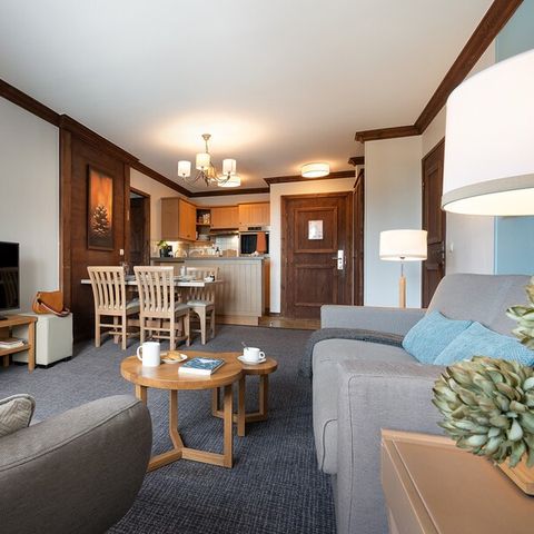 Appartement 4 personnes - 1 chambre - Piscine extérieure avec vue Mont Blanc