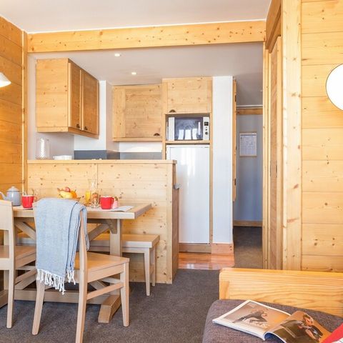 Appartement 4 personnes - 1 chambre - Vue sur la montagne - Orientation sud