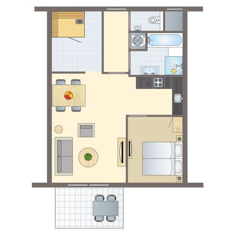 APPARTEMENT 2 personnes - 2LA