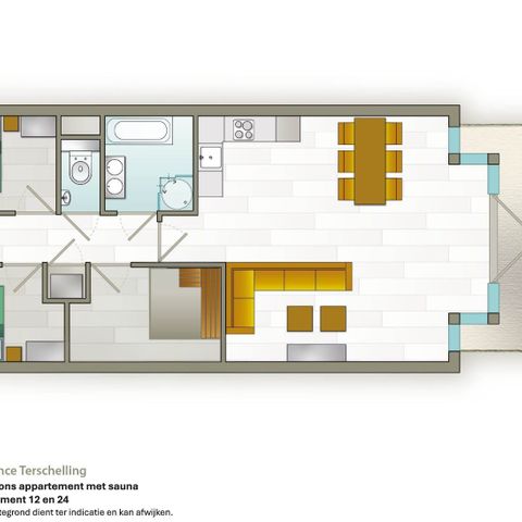 APPARTEMENT 4 personnes - Avec sauna