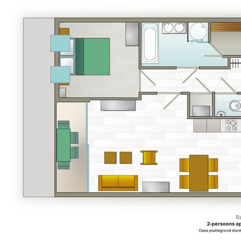 APPARTEMENT 2 personnes - Avec sauna