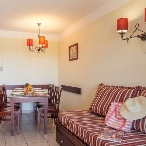 Appartement 6 personnes - 1 chambre - 1 coin - Nuit - Terrasse ou balcon