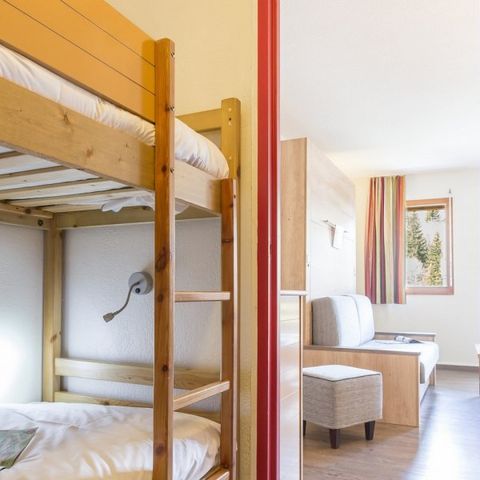 Studio 4 personnes - Max - 2 adultes - 1 zone de couchage - Rénové