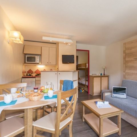 Studio 4 personnes - Max - 2 adultes - 1 zone de couchage - Rénové