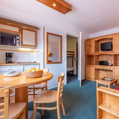 Studio 4 personnes - Studio 4 personnes - 1 coin nuit - Vue vallée - Balcon