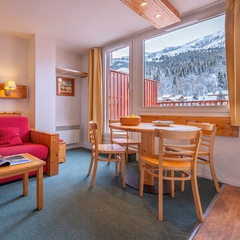 Studio 4 personnes - Studio 4 personnes - 1 coin nuit - Vue vallée - Balcon