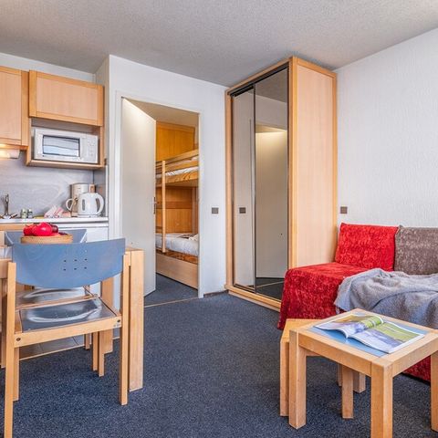 Studio 4 personnes - Studio 4 personnes - 1 coin nuit - Balcon