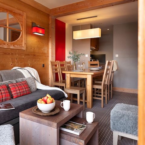 Appartement 6 personnes - 2 chambres - Vue montagne dégagée