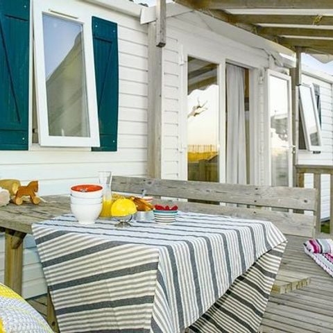 MOBILHOME 6 personnes - Mobil-home | Comfort | 3 Ch. | 6 Pers. | Terrasse surélevée