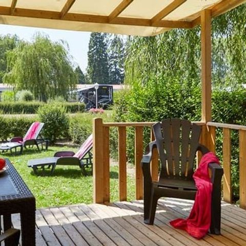 MOBILHOME 6 personnes - Mobil-home | Premium Azure | 3 Ch. | 6 Pers. | Terrasse surélevée