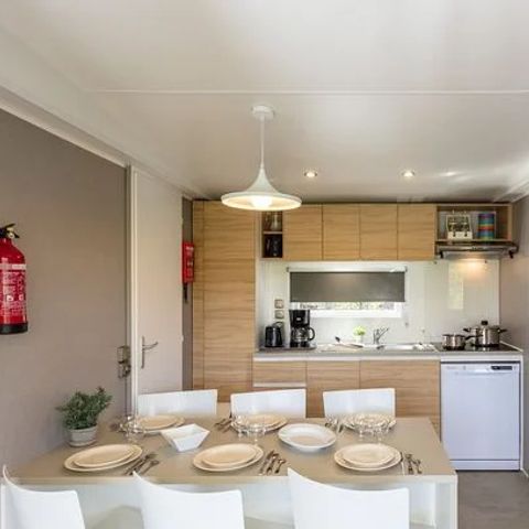 MOBILHOME 6 personnes - Mobil-home | Premium | 3 Ch. | 6 Pers. | Terrasse Lounge | Clim.