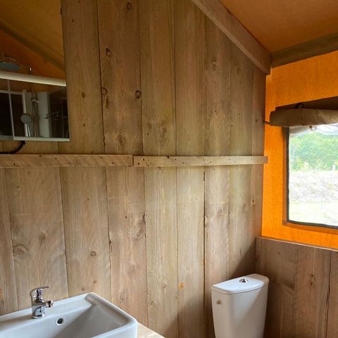 Tente en toile et en bois 5 personnes