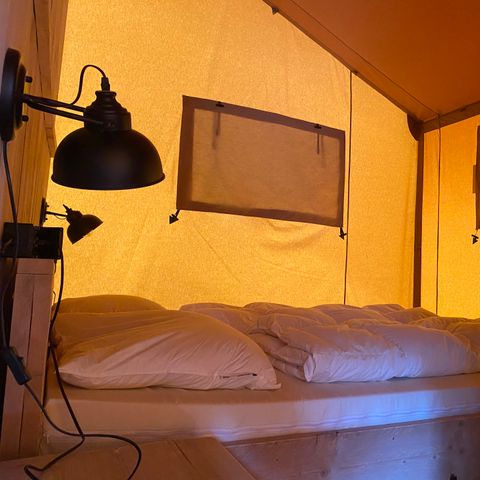 Tente en toile et en bois 5 personnes