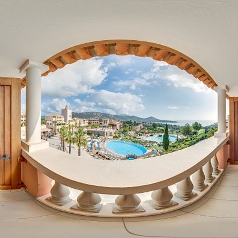 Chambre 3 personnes - D'hôtel - Triple - Terrasse ou balcon - Vue sur la mer