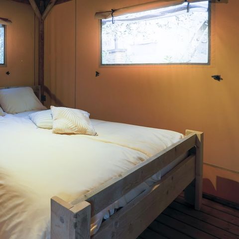 TENTE TOILE ET BOIS 8 personnes - Tente safari Premium