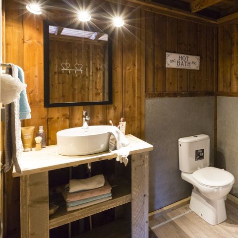 TENTE TOILE ET BOIS 6 personnes - Famille Spotty Lodge