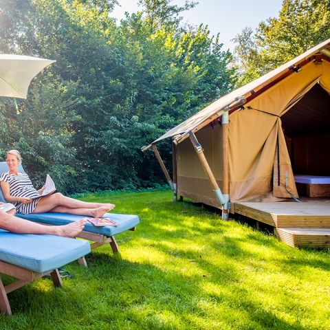 Tente en toile et en bois 8 personnes - Prime