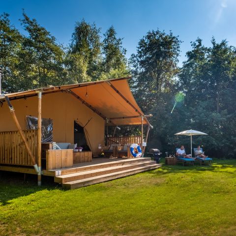 Tente en toile et en bois 8 personnes - Prime