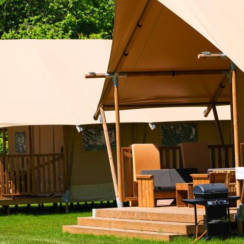 Tente en toile et en bois 5 personnes - Confort