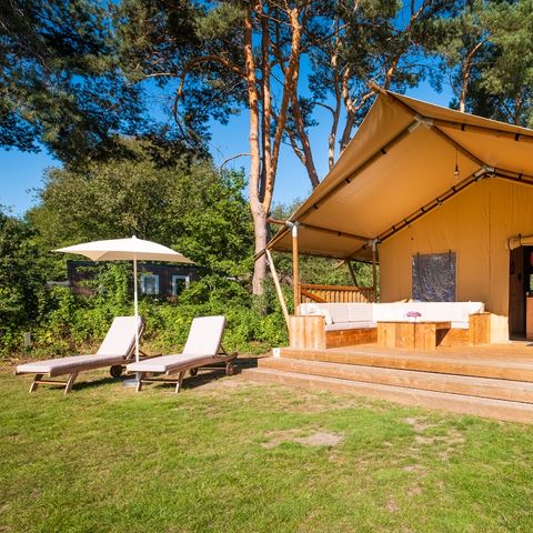Tente en toile et en bois 5 personnes - Confort