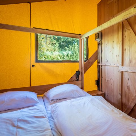 Tente en toile et en bois 5 personnes - Confort