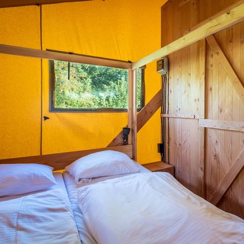 Tente en toile et en bois 5 personnes - Safari lodge Deluxe