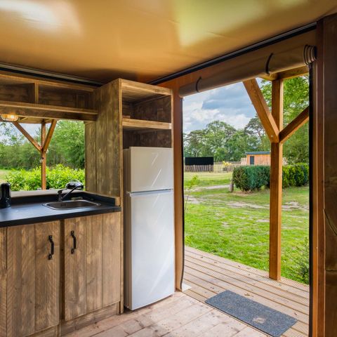 Tente en toile et en bois 6 personnes - Air Dreamer 3 Deluxe