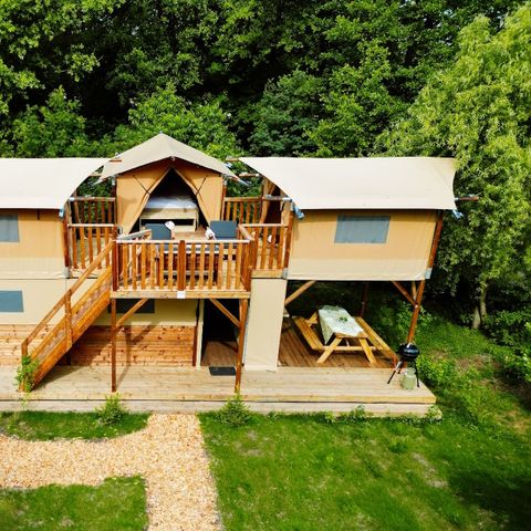Tente en toile et en bois 6 personnes - Air Dreamer 3 Deluxe