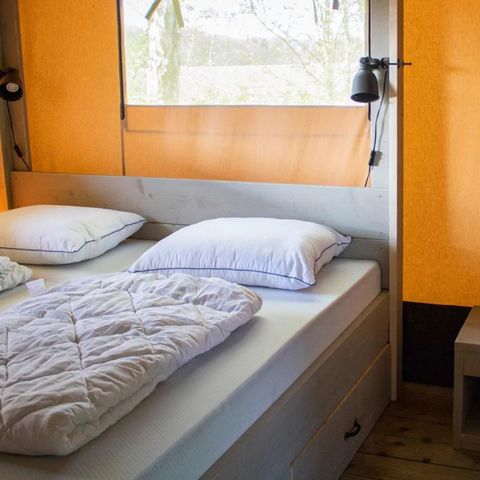 Tente en toile et en bois 6 personnes - Pays