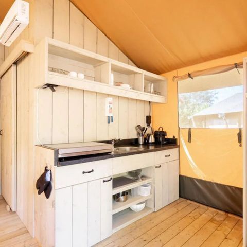 Tente en toile et en bois 6 personnes - Pays