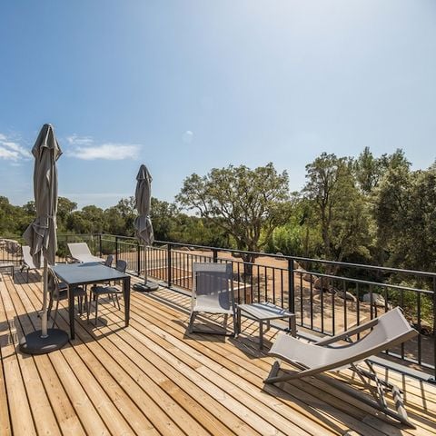 APPARTEMENT 4 personnes - - 1 chambre - Climatisation - Grande terrasse - vue dégagée