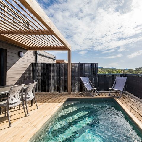 MAISON 6 personnes - - 3 chambres - Duplex - Climatisation - Piscine privée de 4m - Terrasse