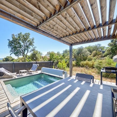 MAISON 6 personnes - - 3 chambres - Duplex - Climatisation - Piscine privée de 4m - Terrasse