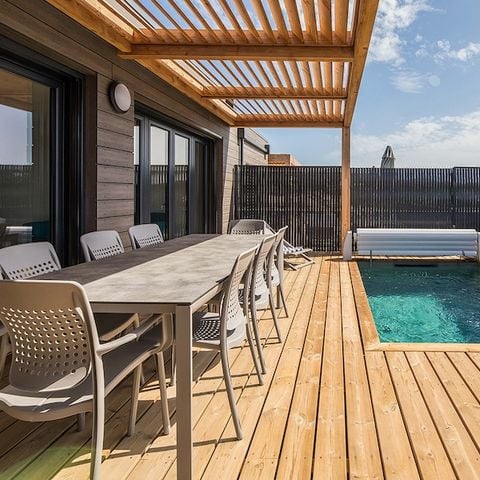MAISON 8 personnes - - 4 chambres - Climatisation - Piscine privée de 4m - Terrasse