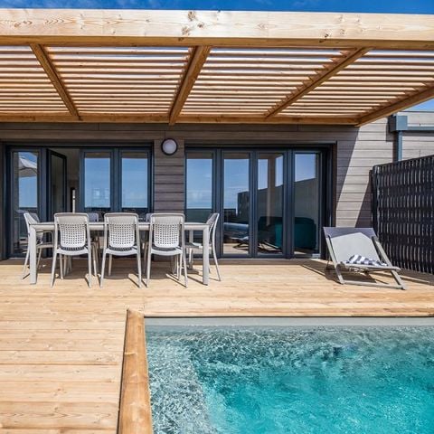 MAISON 8 personnes - - 4 chambres - Climatisation - Piscine privée de 4m - Terrasse