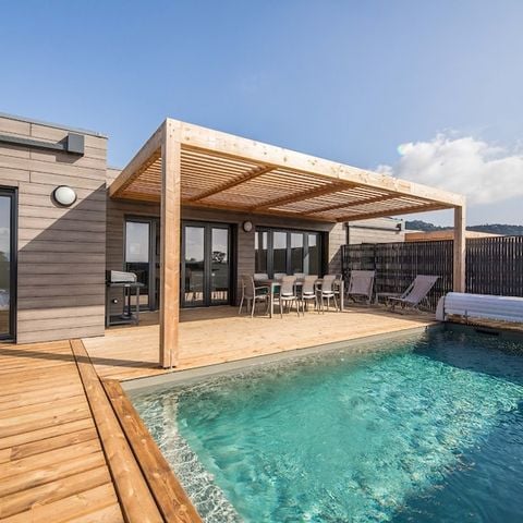 MAISON 8 personnes - - 4 chambres - Climatisation - Piscine privée de 7m - Terrasse