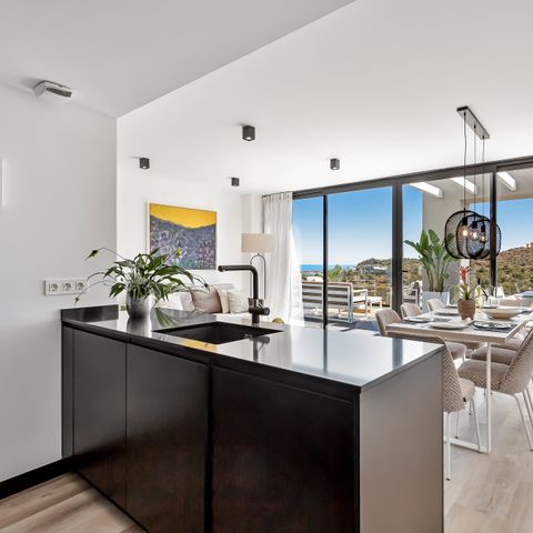 APPARTEMENT 6 personnes - avec solarium (roofterrace) et vue sur la mer